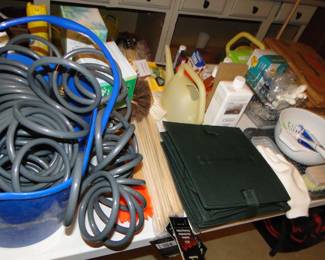 Gardening and cleaning supplies