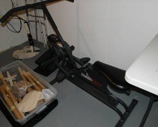 Biking machine, of the exercise family