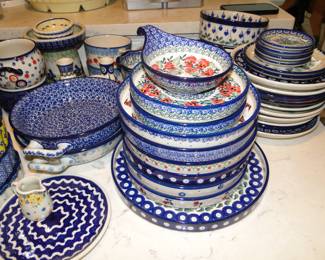 Each piece of these Boleslawiec Polish Pottery, is outstanding