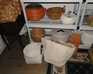 Baskets, on top of baskets