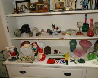 Glass and pottery pieces too