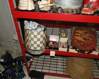 Boxes and more storage items too