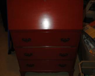Red desk