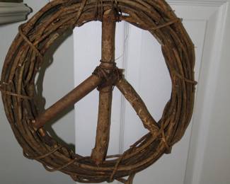 Peace Tree wreath. Not to be confused with the Tea Tree wreath