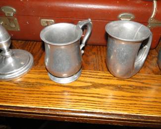 Pewter Cups and mugs