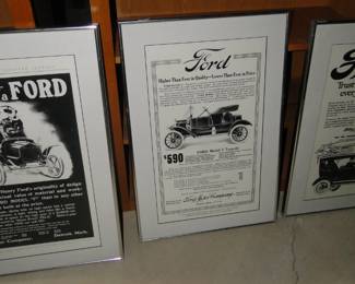Another example of a framed Ford poster