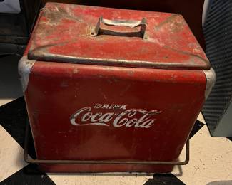 1950s Coca-Cola picnic cooler