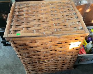 Split oak hamper