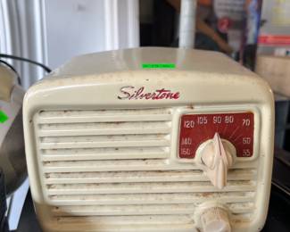 Silvertone tube radio - works, but scratchy
