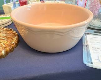 Hall China Pink Mixing Bowl