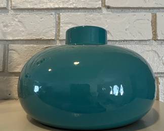 Teal Ceramic Vase Ikea Stockholm