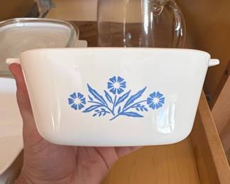 CorningWare Blue Cornflower Casserole Dishes . Qt Round, . Qt Square third image