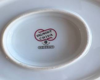 Valmont China Gravy Boat with Underplate second image