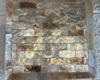 Mother of Pearl Inlaid Decorative Tray