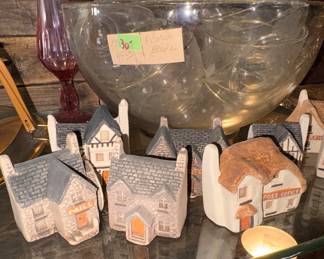 VINTAGE Ceramic Philip Laureston Miniature Cottages
