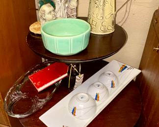 Two tier table, Mikasa, Japanese Tray