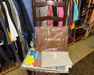 Stensils and Scrapbook stuff, Slat Chair