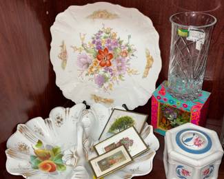 Hand painted porcelain