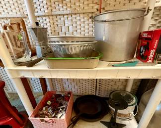 Texas star candle holders, Camping Pots, cookie cutters