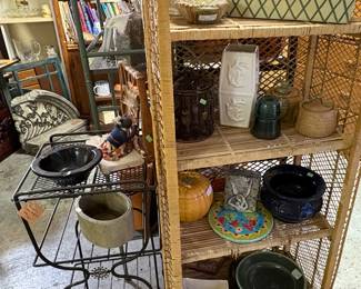 Metal stand, Variety of Planters,  