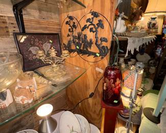 Fostoria and hiesy glass 