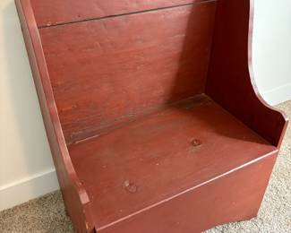 Antique Settle Bench $600
C W Heeler Venice New York 