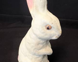 Antique papier-mâché bunny, rabbit $35