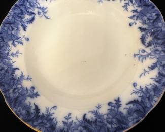 Flow Blue Plate