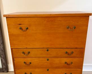 Antique Wooden Blanket Chest $800