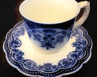 Flow Blue Tea Cup Set