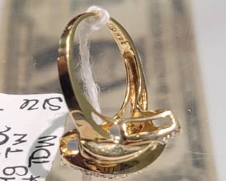 14k Gold Ruby and Diamond Ring 