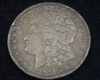 1921 morgan silver dollar coin