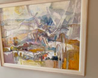 Original Oil Painting, Alice Wright Uhlmann, Signed.