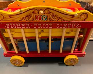 Vintage 1960's Fisher Price Circus. Wagon 