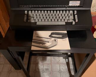 Vintage IBM Typewriter/Stand