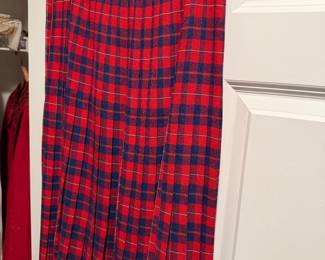 Vintage Plaid Skirt
