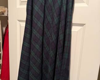 Vintage Plaid Skirt