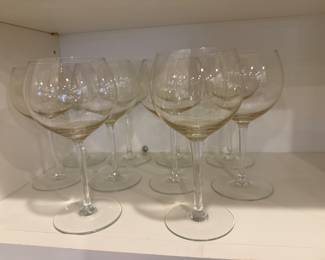 Crate Barrel Crystal Stemware