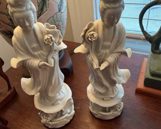 Vintage Pair Goddess of Mercy ( Guanyin)