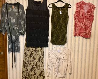 Flapper dress, vintage robe 