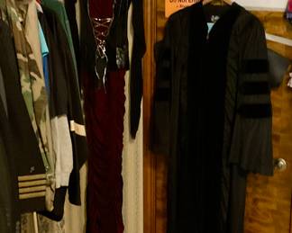 Long dress, commencement robes