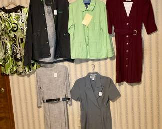 Dresses and jackets