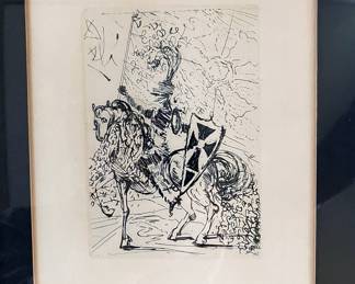 Salvador Dali "El Cid" with Authentication