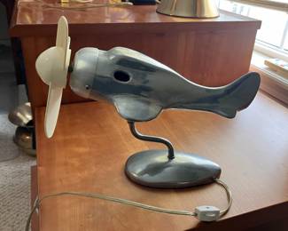 Sarsaparilla Aluminum Airplane Table Fan