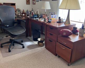 Office Desks, Wooden File Cabinets...