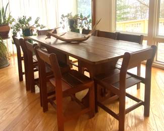 Brazilian DR table & chairs