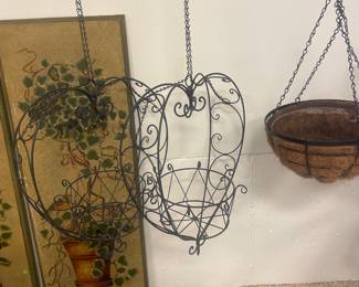 Wire Heart Hanging Basket - $38.00