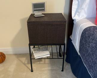 Wicker File Box with Metal Stand - $42.00
