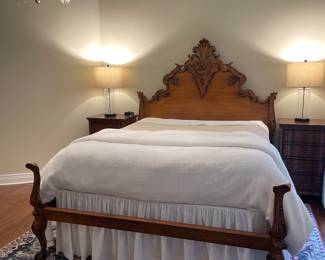 Henredon for Ralph Lauren Hudson Chippendale Style with Ball and Claw Feet Queen Size Bed - $3875.00