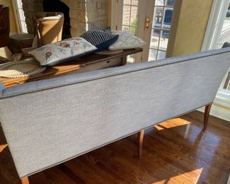 Camden Collection Furniture Upholstered Dining Settee, 6'6" x 22"D - $795.00